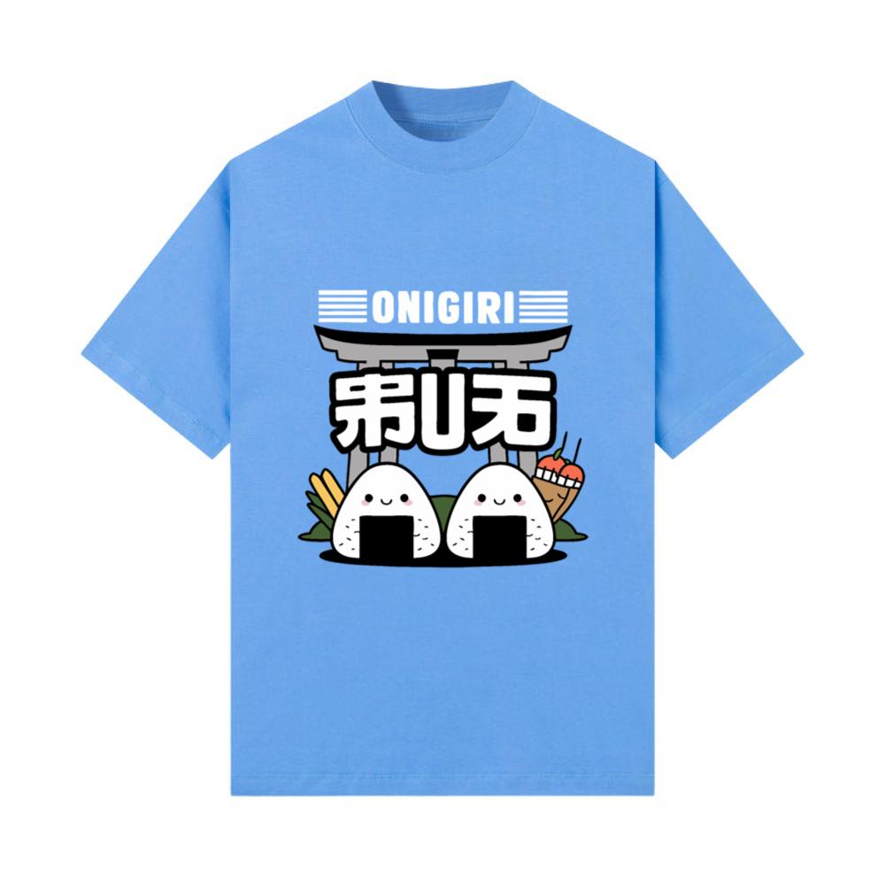 Kawaii Onigiri Japanese Food Cute Anime Aesthetic_1 T-Shirt