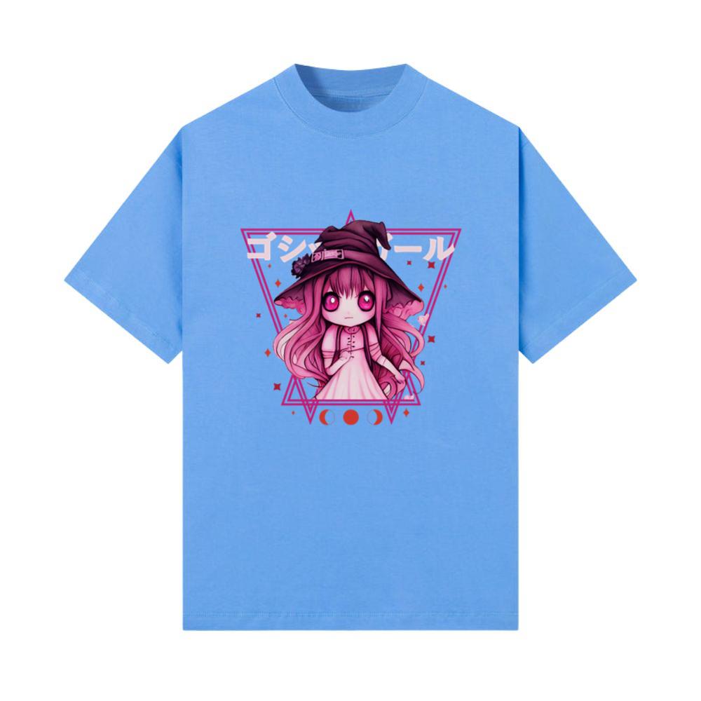 Kawaii Pastel Goth Witch Anime Chibi Vaporwave T-Shirt