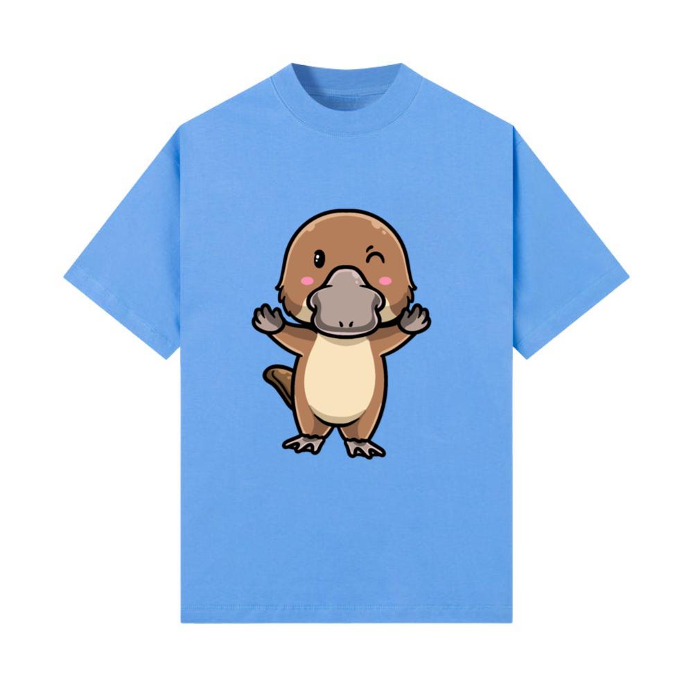 Kawaii Platypus Emoticon Sea Animal_8 T-Shirt