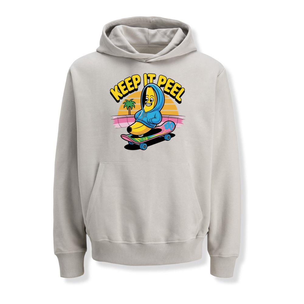 Keep It Peel Banana Character on Skateboard Hoodies