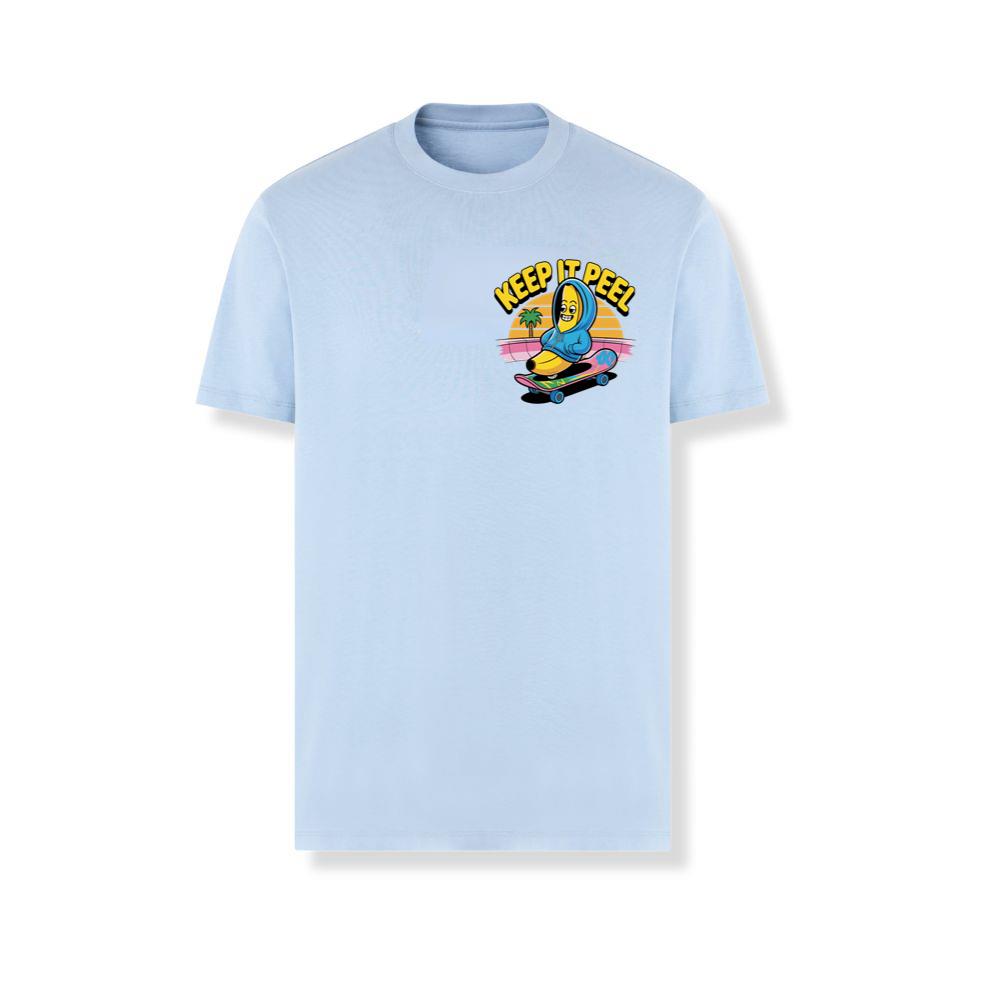 Keep It Peel Banana Character on Skateboard T-Shirts