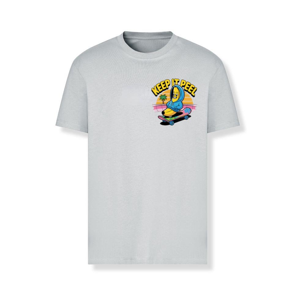 Keep It Peel Banana Character on Skateboard T-Shirts