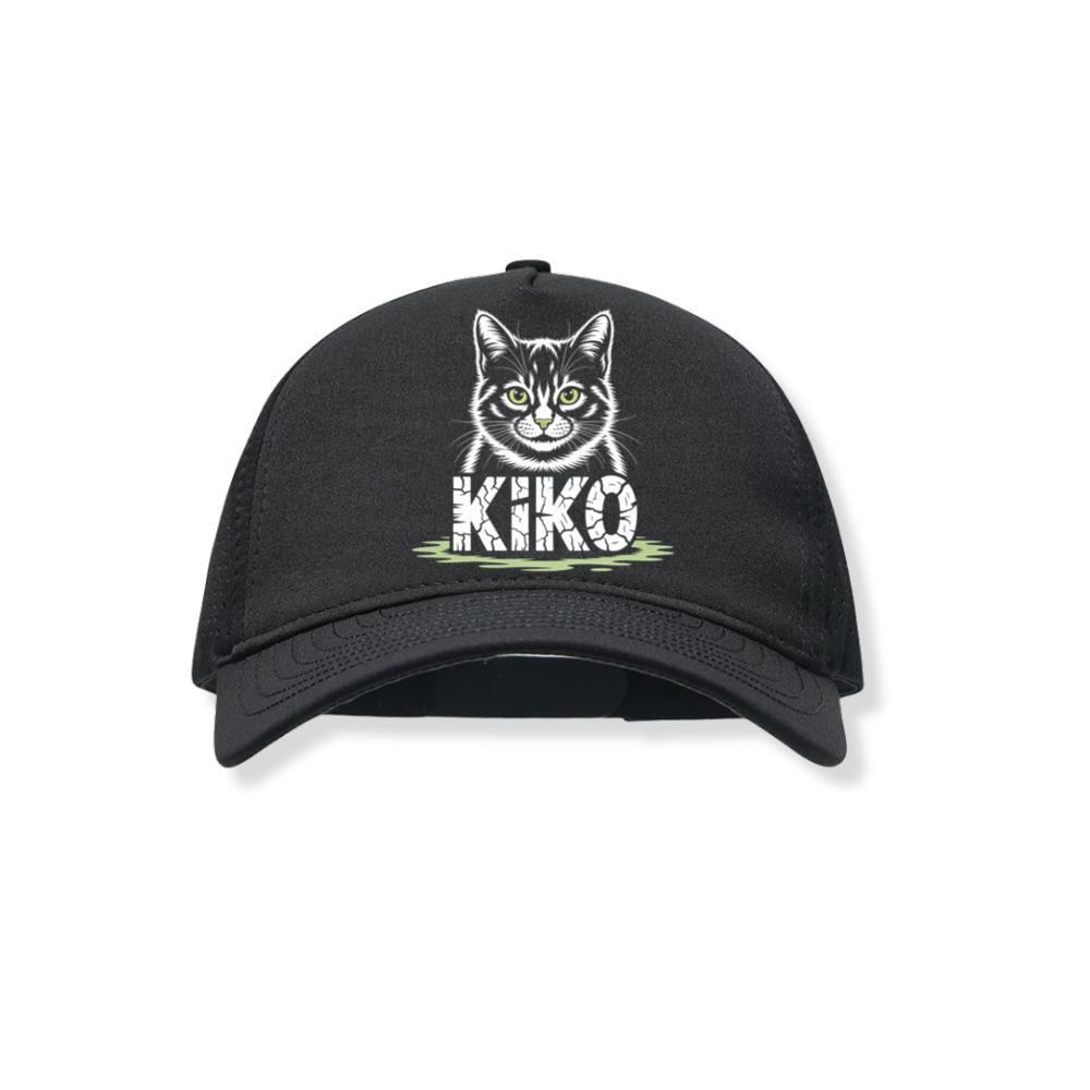 Kiko Gothic Cat Graphic Black Hat