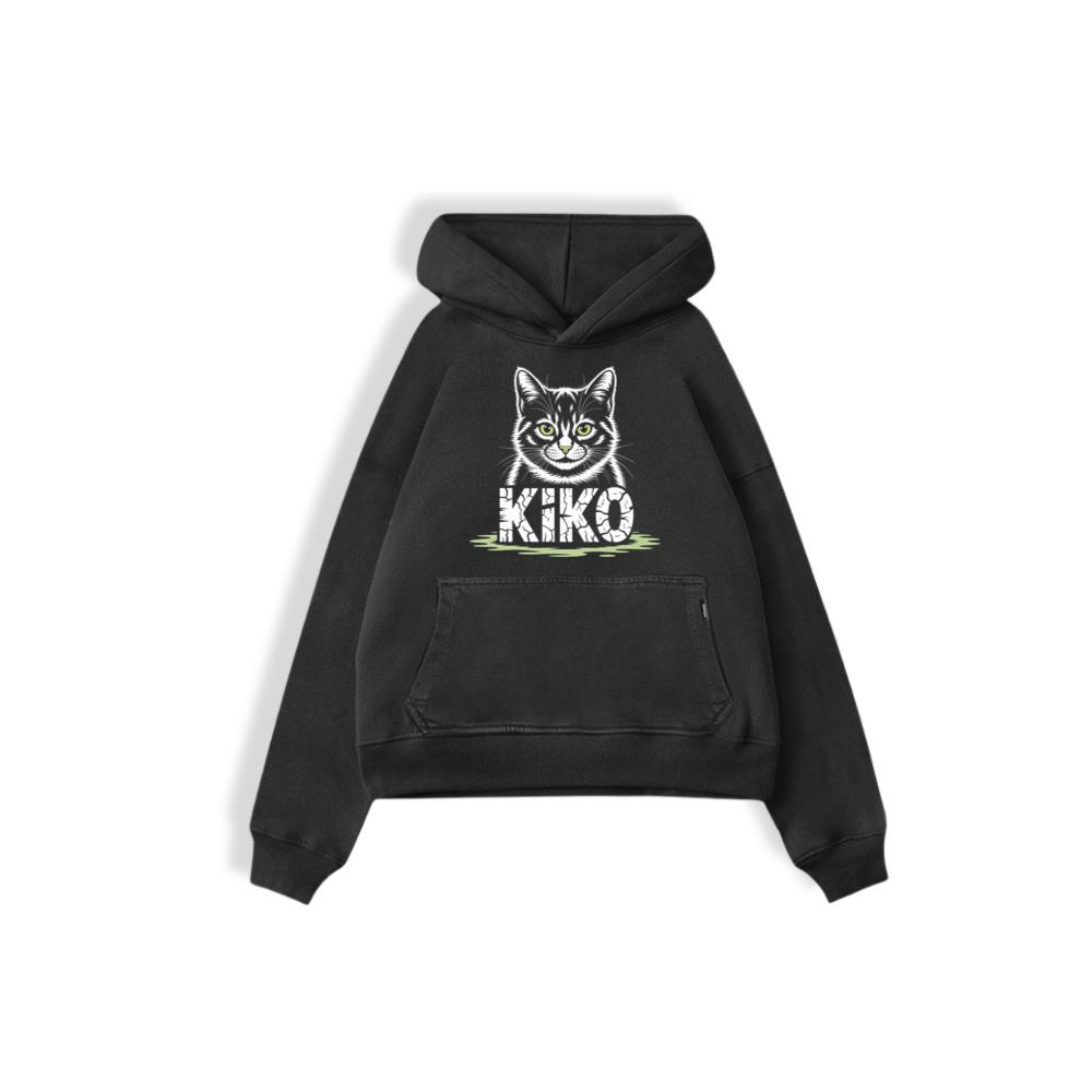 Kiko Gothic Cat Graphic Hoodie