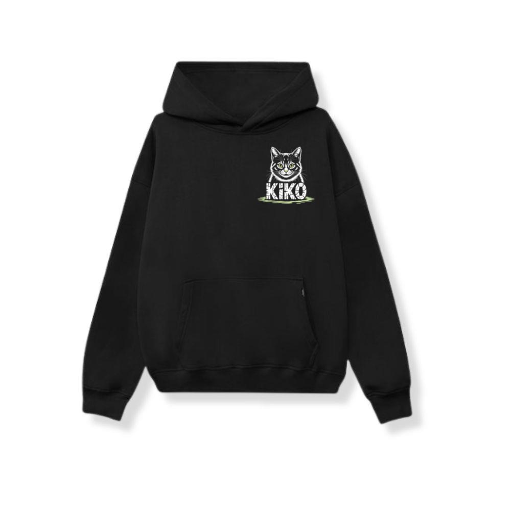 Kiko Gothic Cat Graphic Hoodie