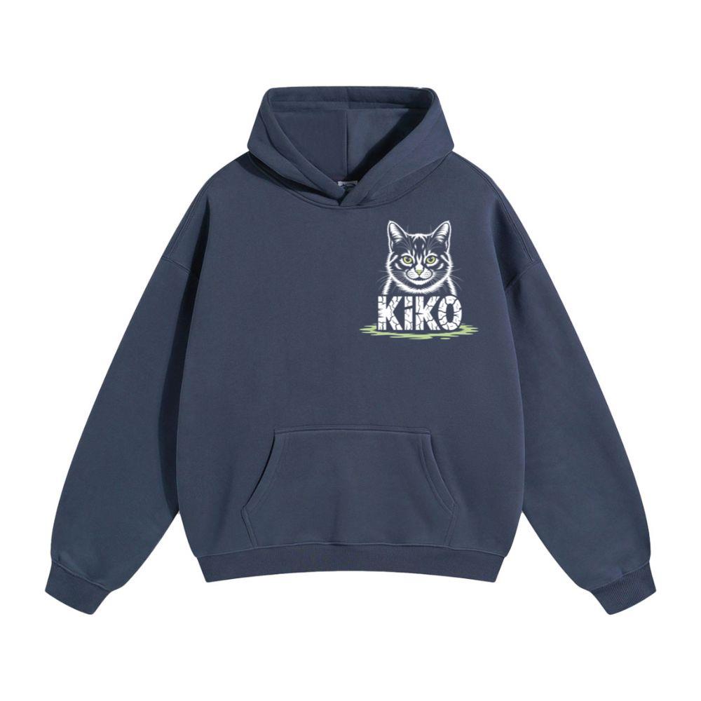 Kiko Gothic Cat Graphic Hoodie