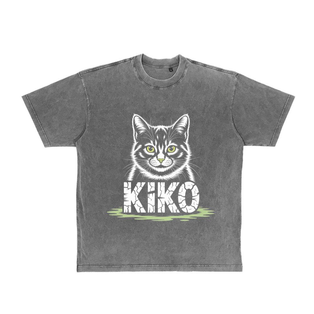 Kiko Gothic Cat Graphic T-Shirt