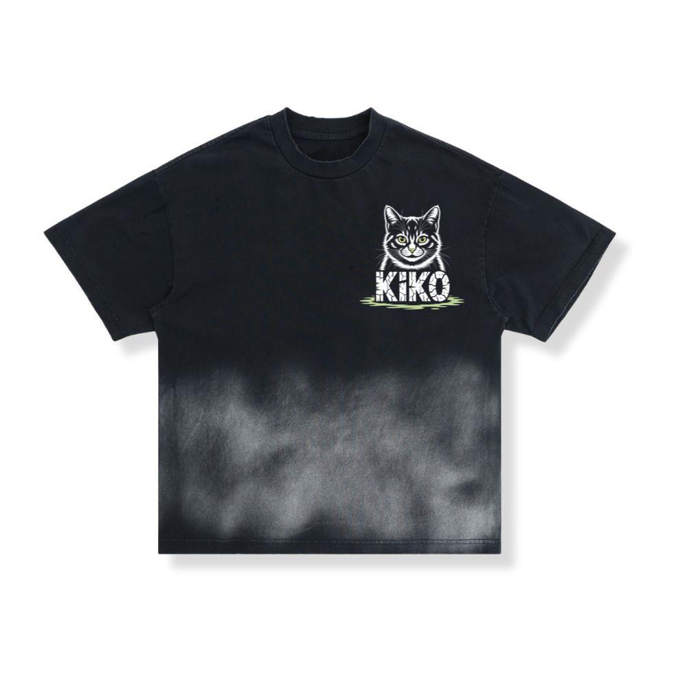 Kiko Gothic Cat Graphic T-Shirt