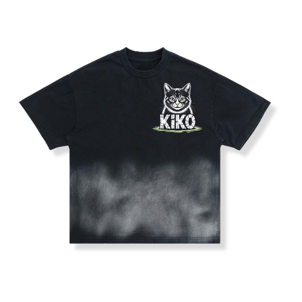 Kiko Gothic Cat Graphic T-Shirt