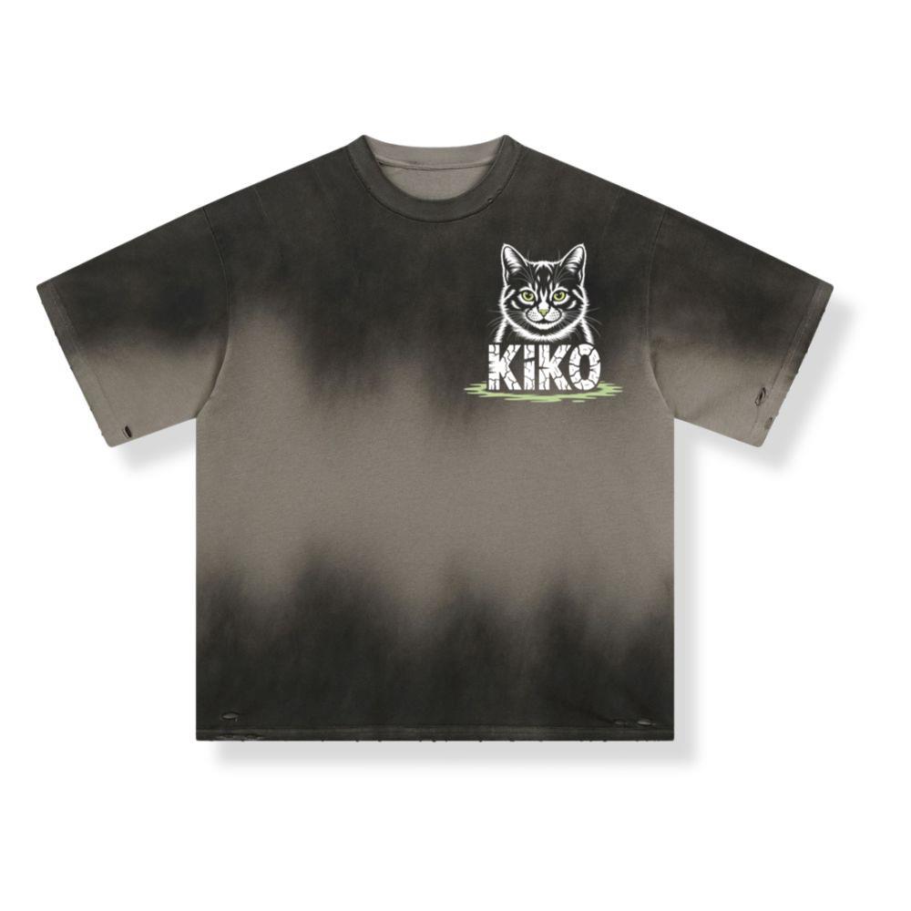 Kiko Gothic Cat Graphic T-Shirt