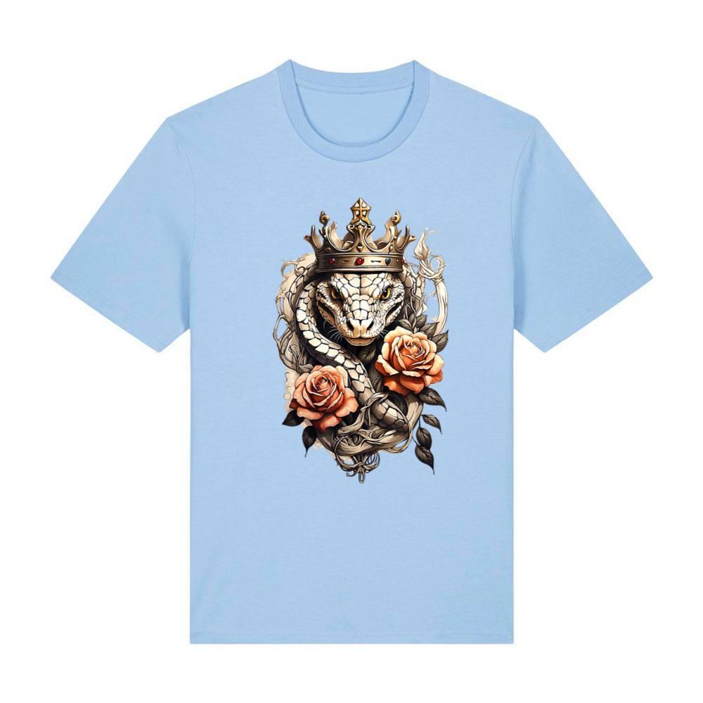 King Cobra Snake x Roses T-Shirt