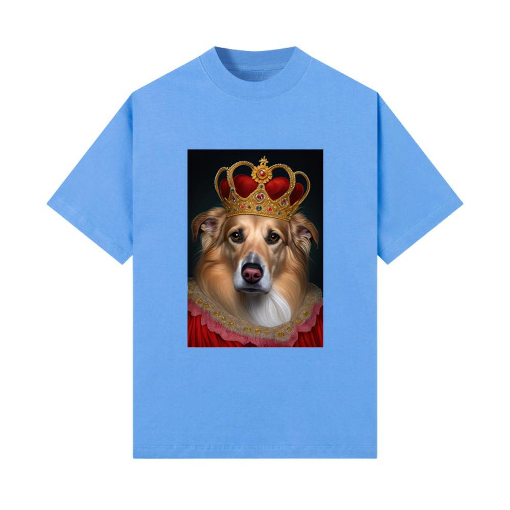 King Collie Dog Portrait Royal Renaissance Animal T-Shirt