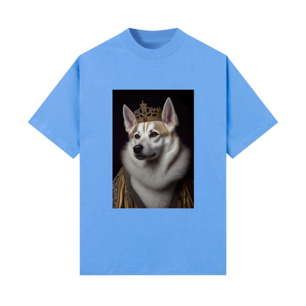 Kishu Dog Breed Portrait Royal Renaissance Animal T-Shirt