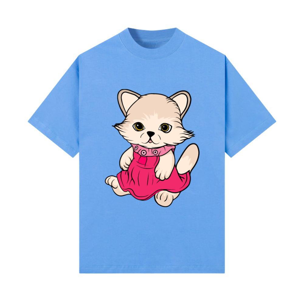 Kitten Cute Cat Cartoon Clipart Animal Lover Gifts_1 T-Shirt