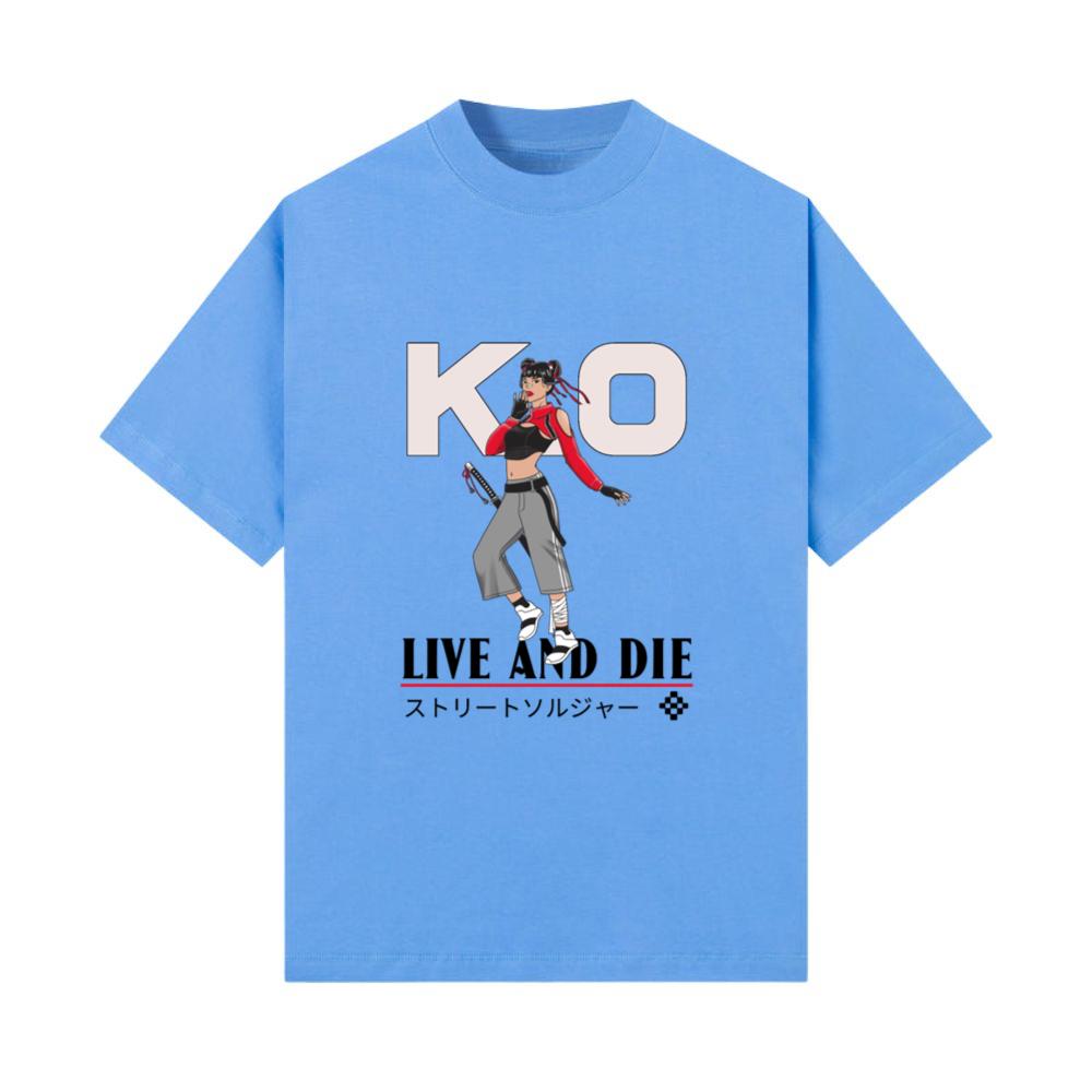 KO Live and Die anime T-Shirt