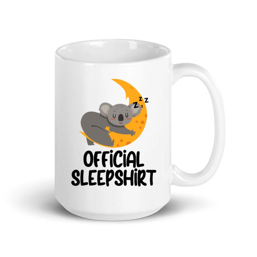 Koala on Moon Official Sleep Shirt Mug