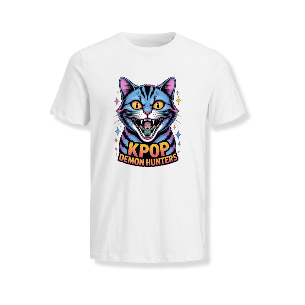 Kpop Demon Hunters Cat Anime Style Graphic T-Shirts