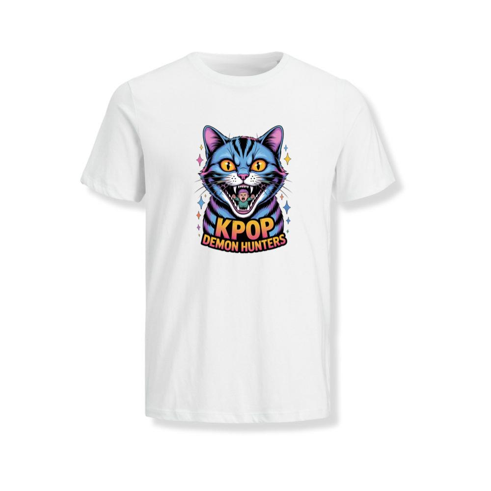 Kpop Demon Hunters Cat Anime Style Graphic T-Shirts