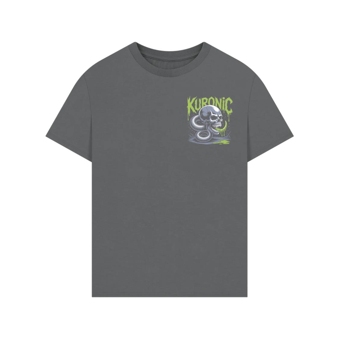 Kuronic Skull Snake Horror Graphic T-Shirts