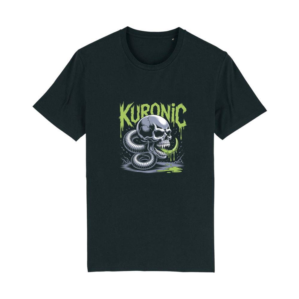 Kuronic Skull Snake Horror Graphic T-Shirts