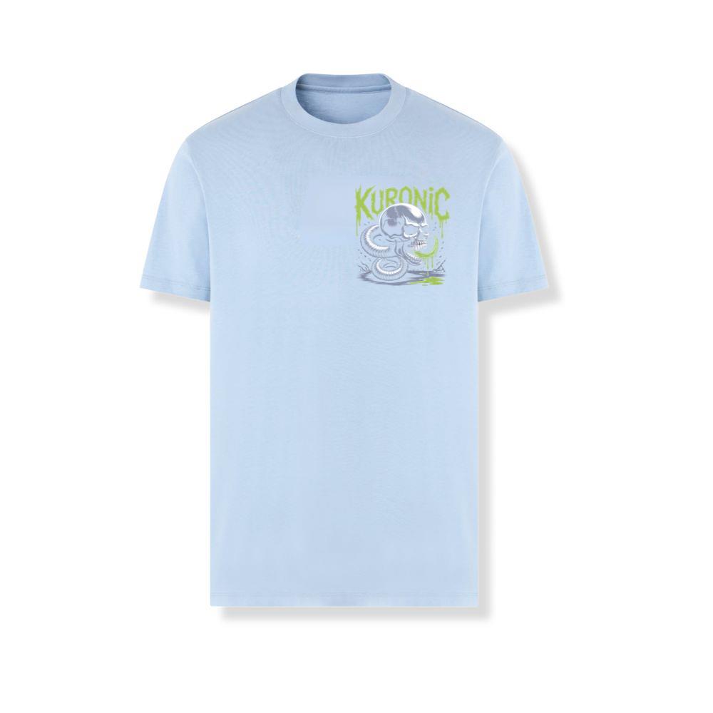 Kuronic Skull Snake Horror Graphic T-Shirts