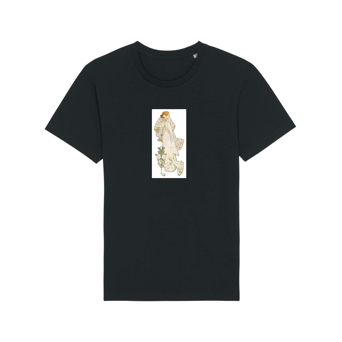 La Dame aux Camélias by Mucha T-Shirts