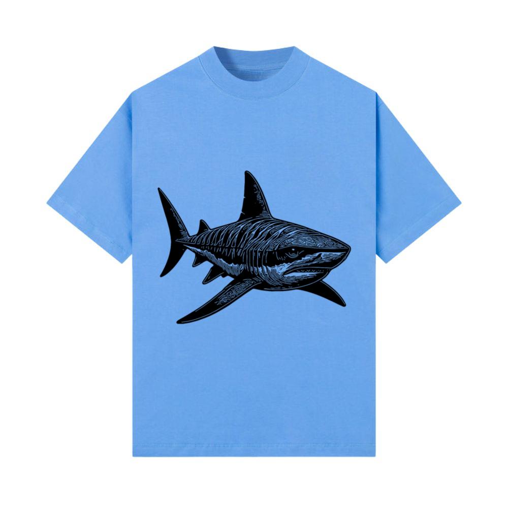 Large Vintage Tiger Shark Shark Favorite Animals T-Shirt