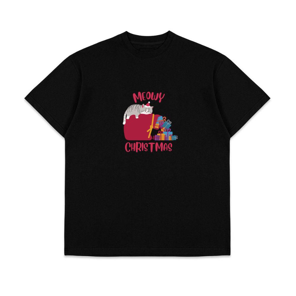 Lazy Meowy Chistmas This Year Cute Top T-Shirts
