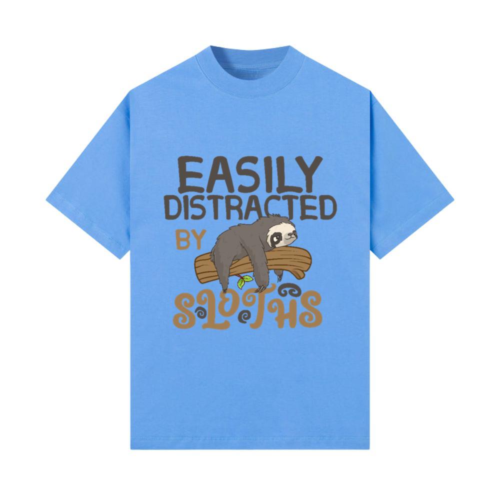 Lazy Sloth Lover Design for Animal Enthusiasts T-Shirt