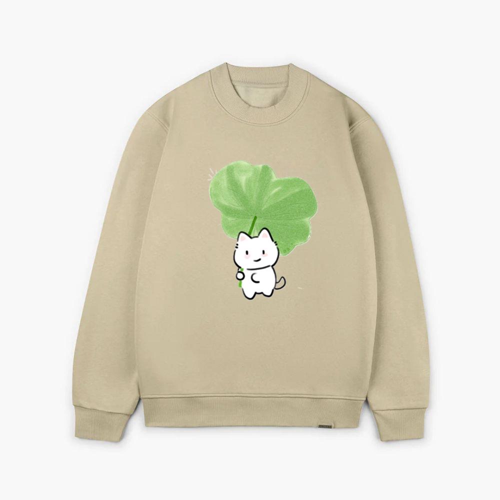 Leaf Umbrella Kitty Sweatsrhits