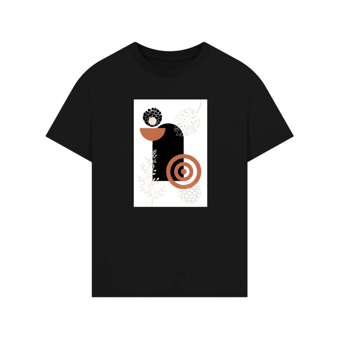 Leaves, Branches, and Circles with Shapes T-Shirt