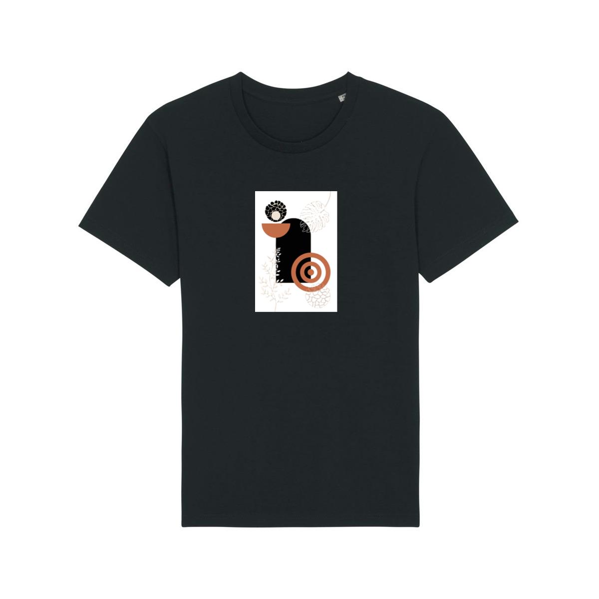 Leaves, Branches, and Circles with Shapes T-Shirts