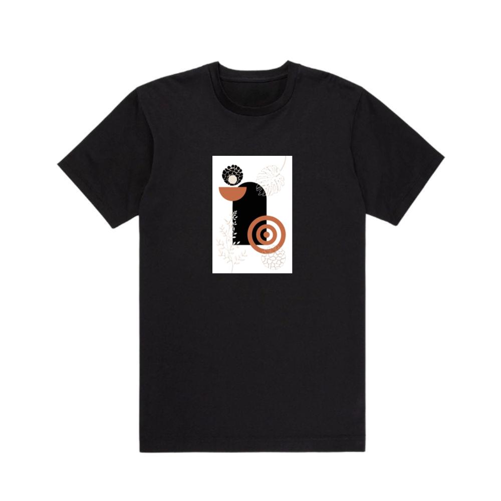 Leaves, Branches, and Circles with Shapes T-Shirts
