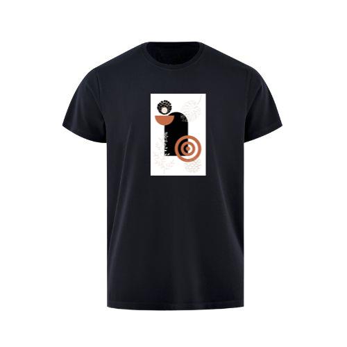 Leaves, Branches, and Circles with Shapes T-Shirts