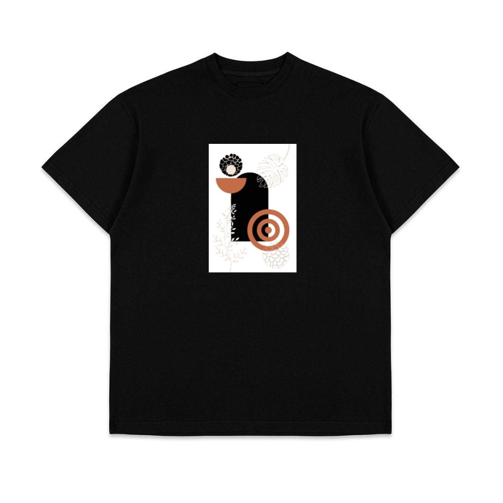 Leaves, Branches, and Circles with Shapes T-Shirts