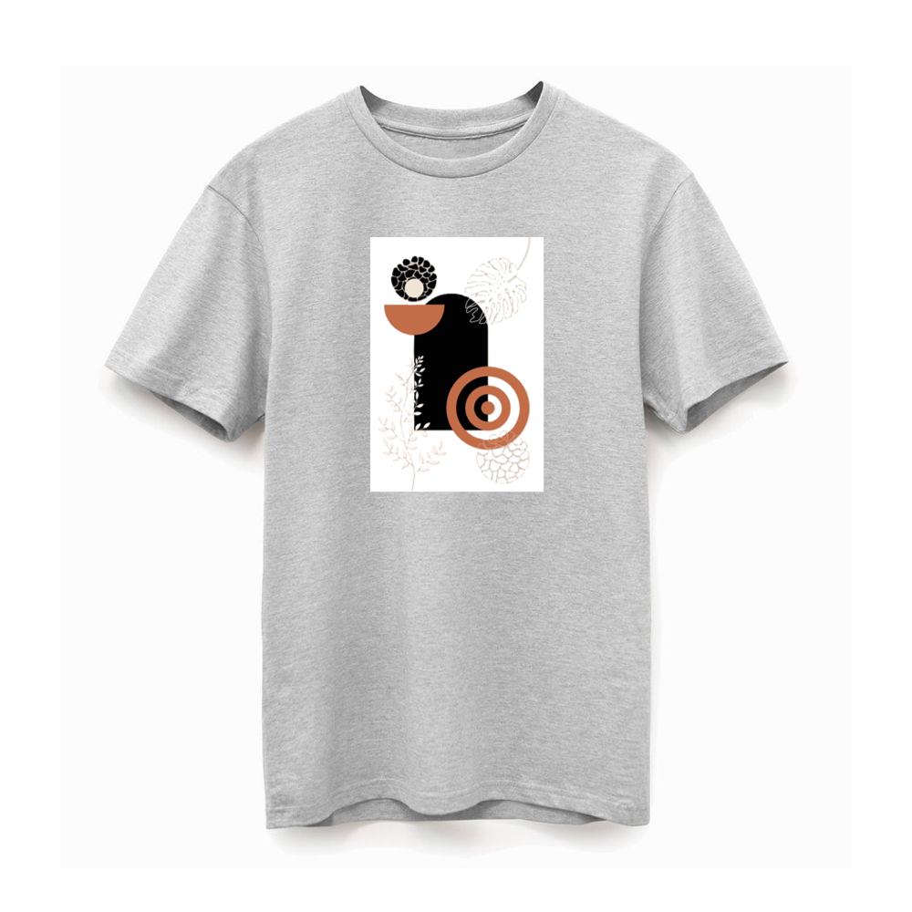 Leaves, Branches, and Circles with Shapes T-Shirts