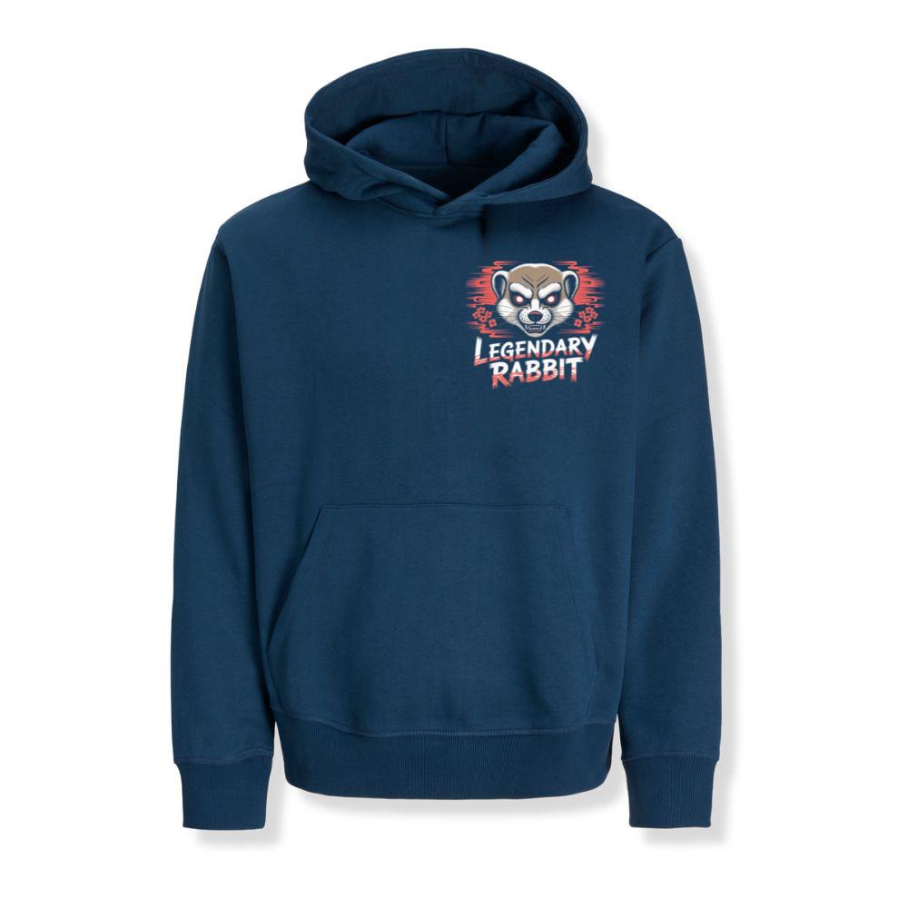 Legendary Rabbit Retro Animal Graphic Hoodie Groovethink