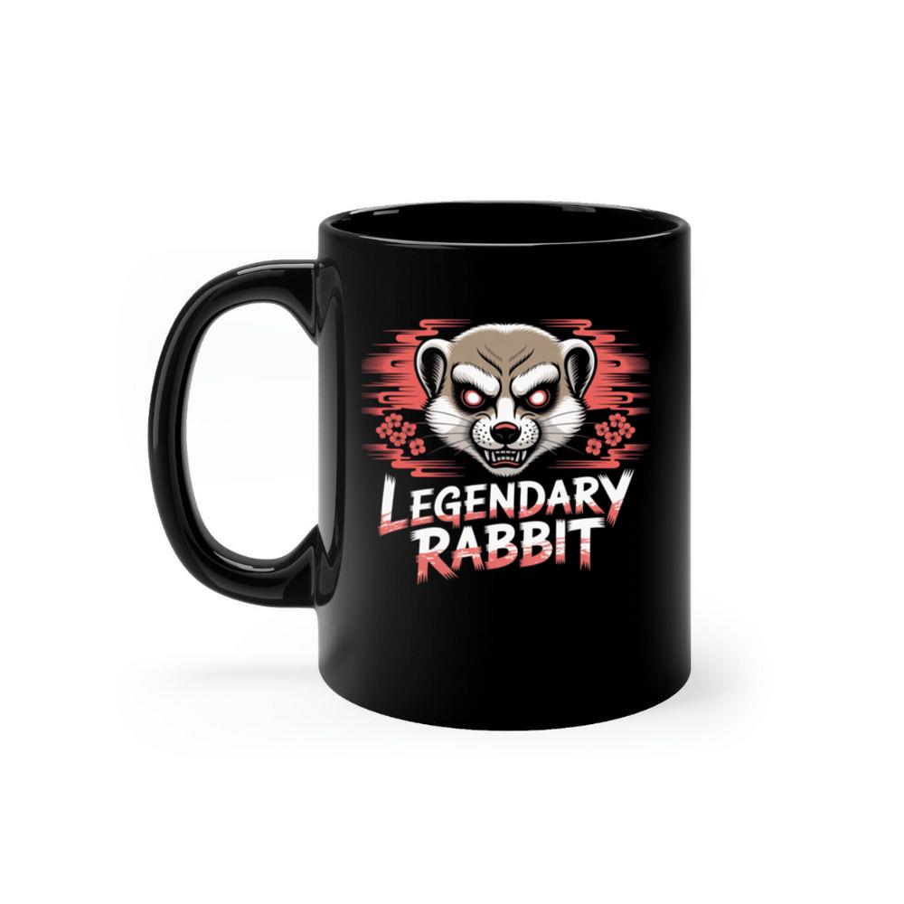 Legendary Rabbit Retro Animal Graphic Mug