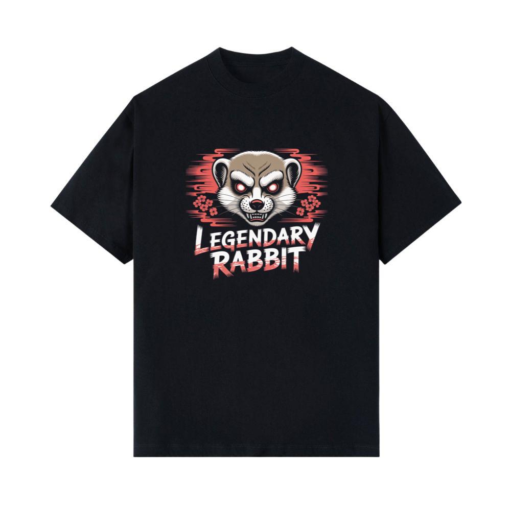 Legendary Rabbit Retro Animal Graphic T-Shirt