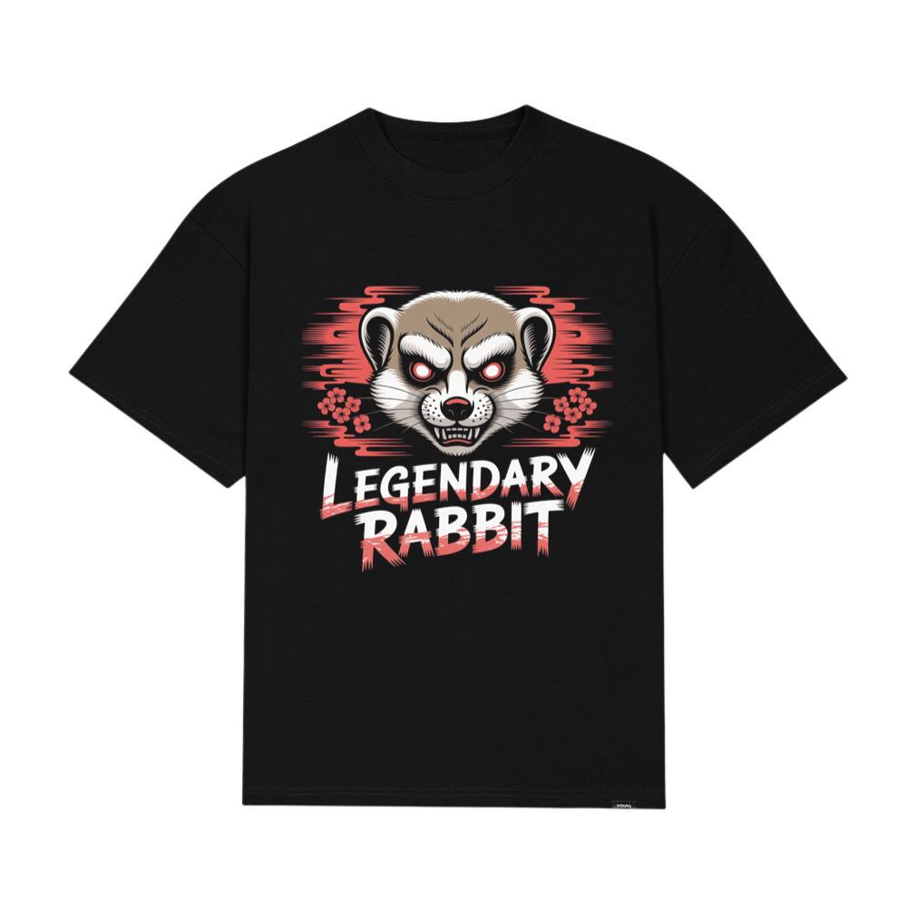 Legendary Rabbit Retro Animal Graphic T-Shirt