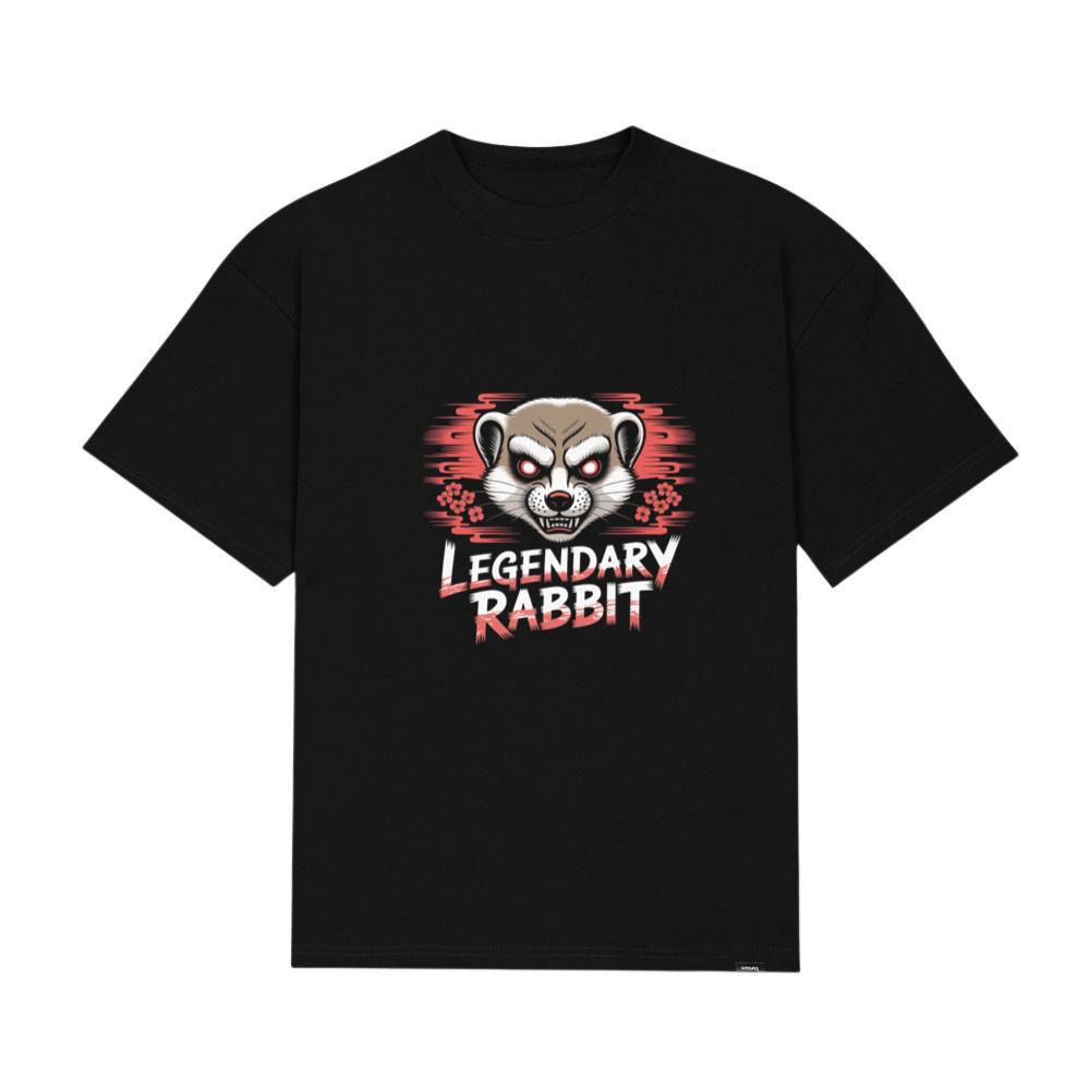 Legendary Rabbit Retro Animal Graphic T-Shirt