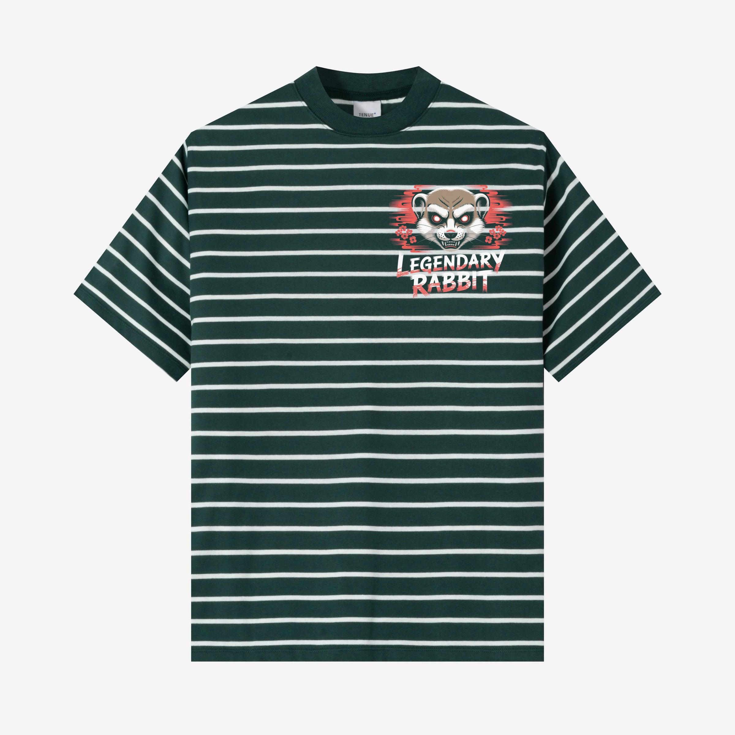 Legendary Rabbit Retro Animal Graphic T-Shirt - Image 2