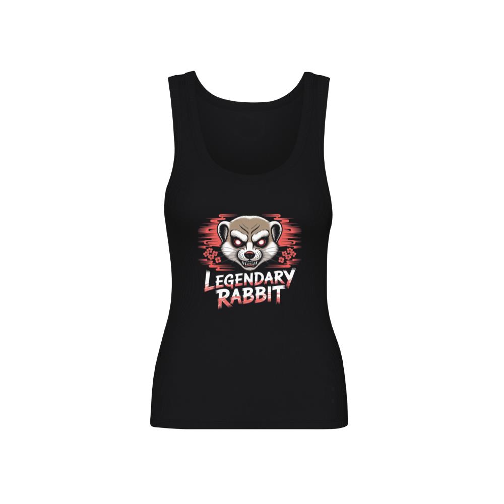 Legendary Rabbit Retro Animal Graphic TankTop 
