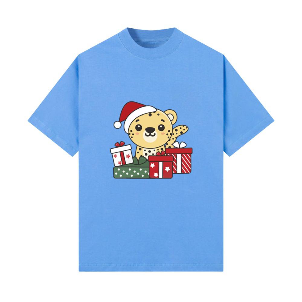 Leopard Christmas Gift Winter Animals Leopard T-Shirt