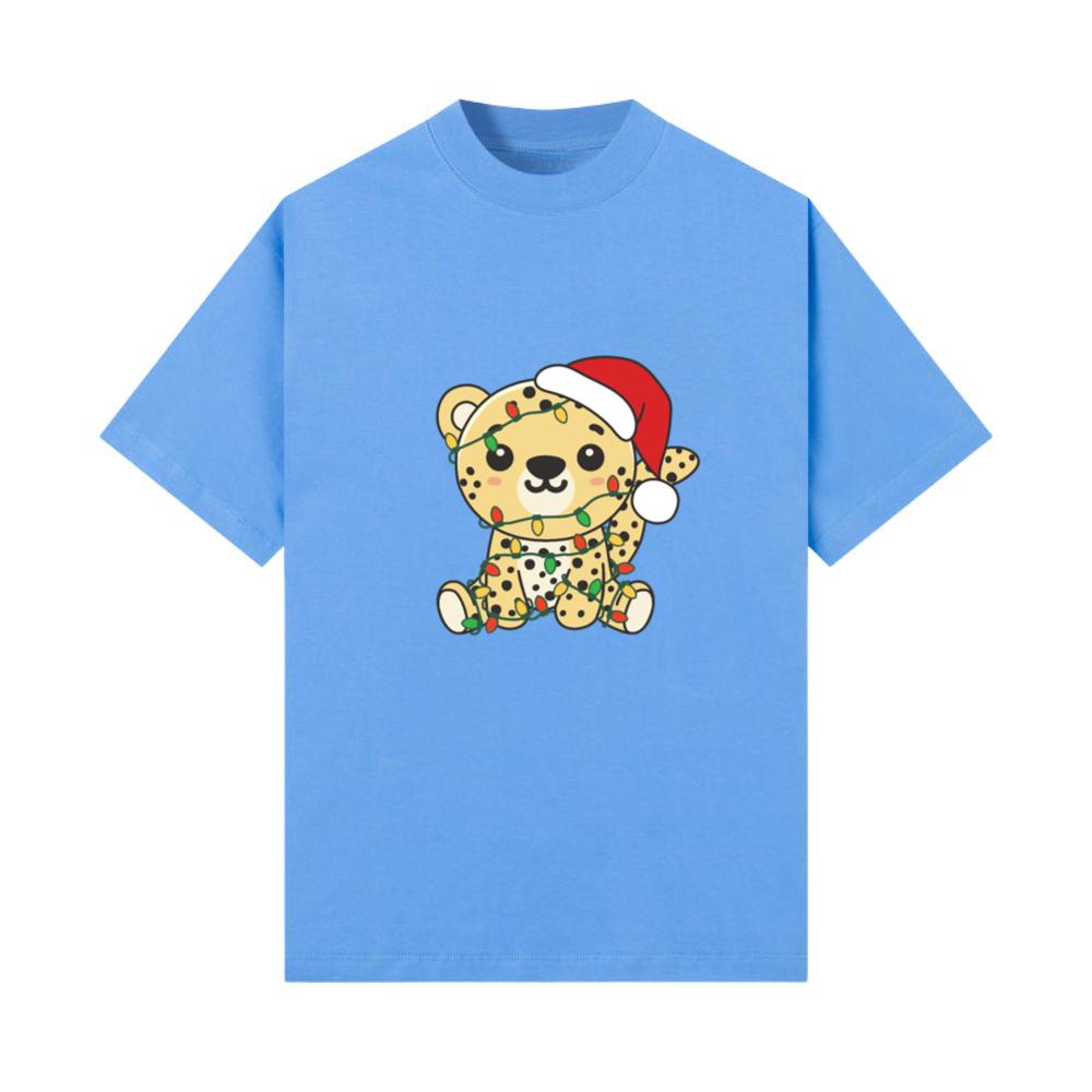 Leopard Christmas Winter Animals Leopard T-Shirt