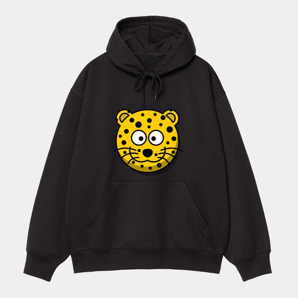 Leopard Face with Big Eyes Hoodie