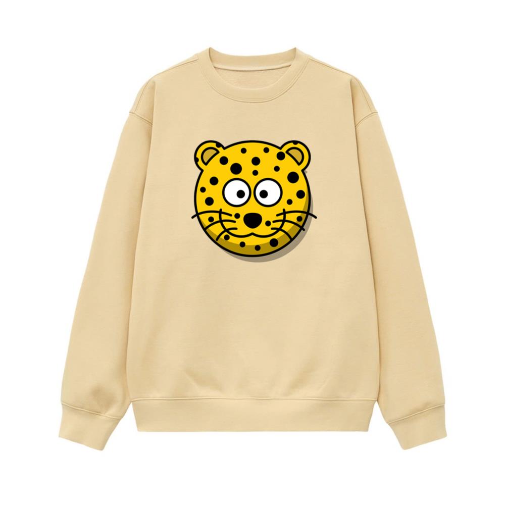 Leopard Face with Big Eyes Sweatshirt