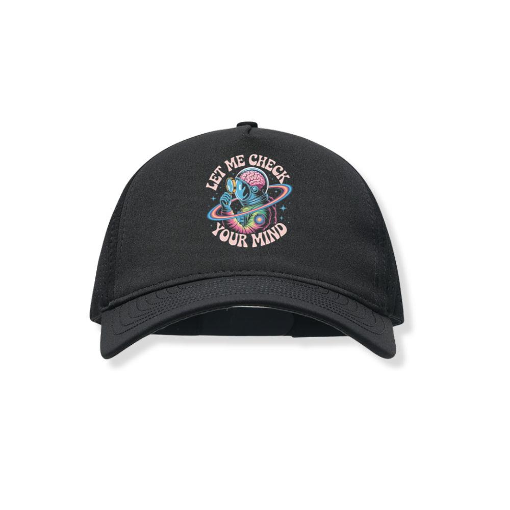 Let Me Check Your Mind Cosmic Astronaut Design for Creative Souls Black Hat