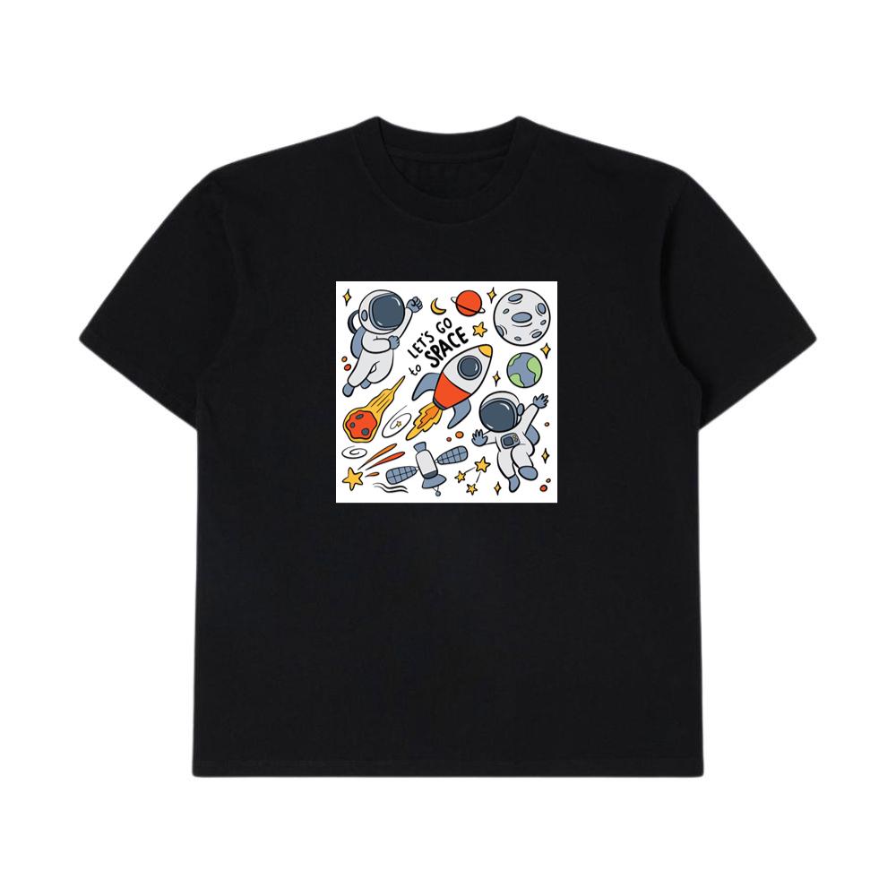 Let's Go to Space Doodle Adventure T-Shirts