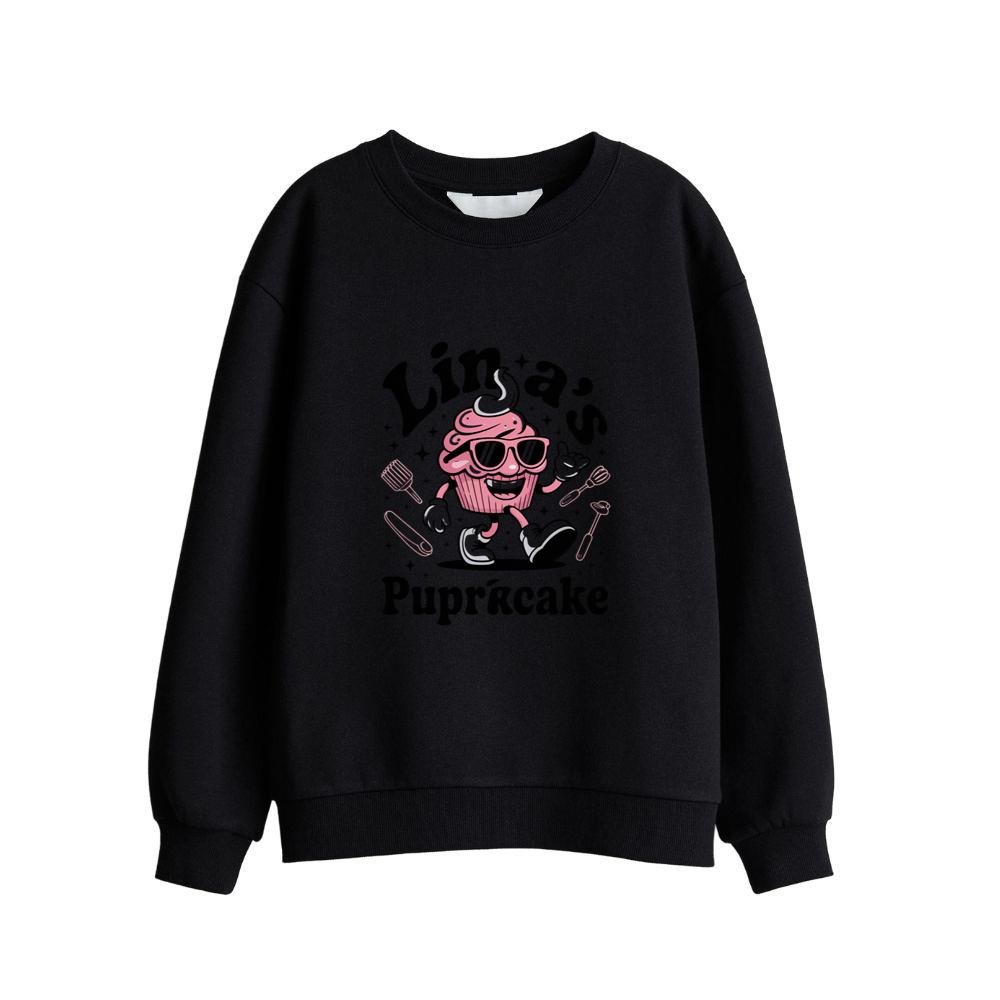 Lina’s Pupcake Cartoon Character Cute Graphic Sweatsrhit